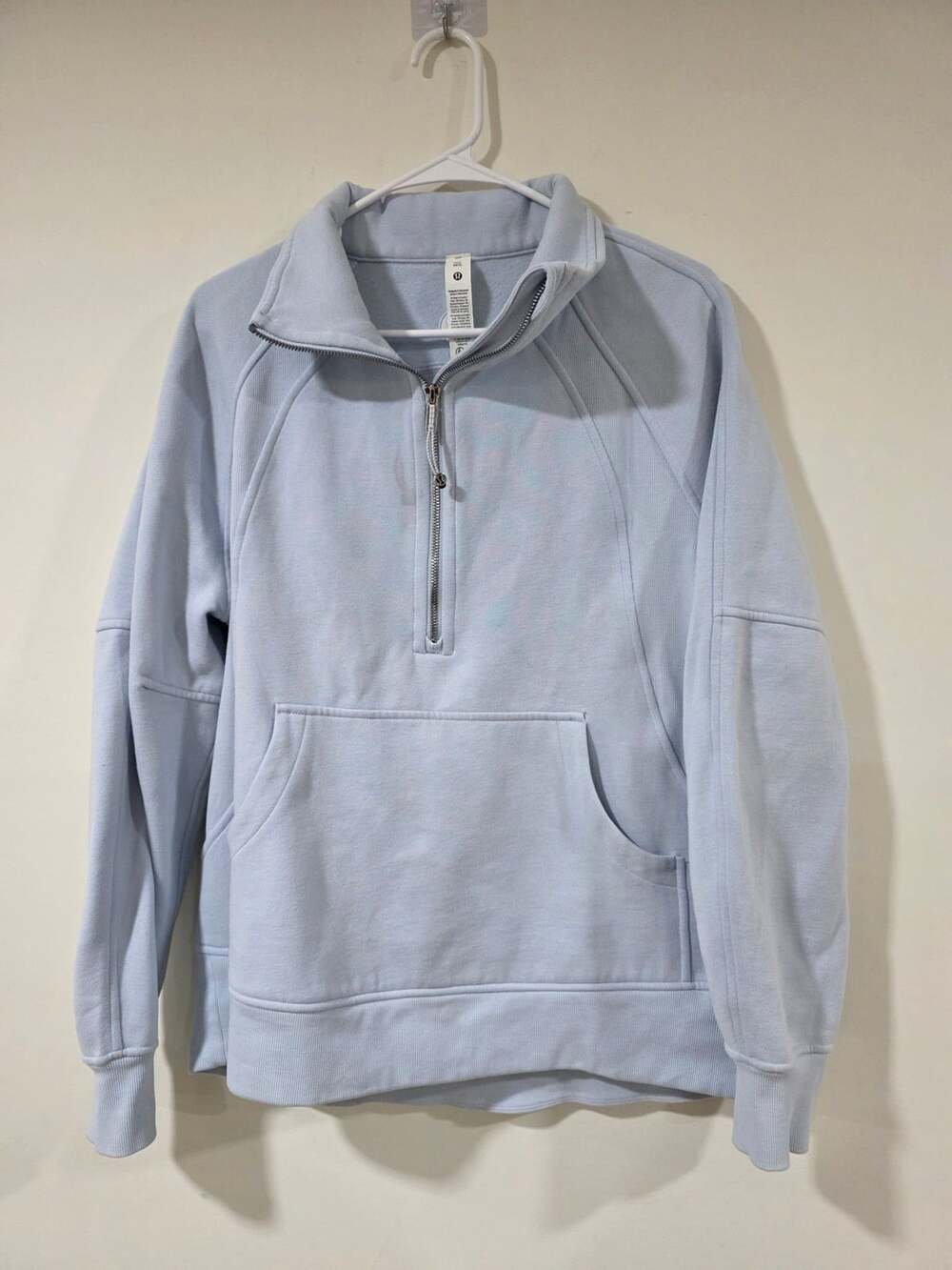 Lululemon Scuba Oversized Funnel-Neck Half Zip Size M/L Blue